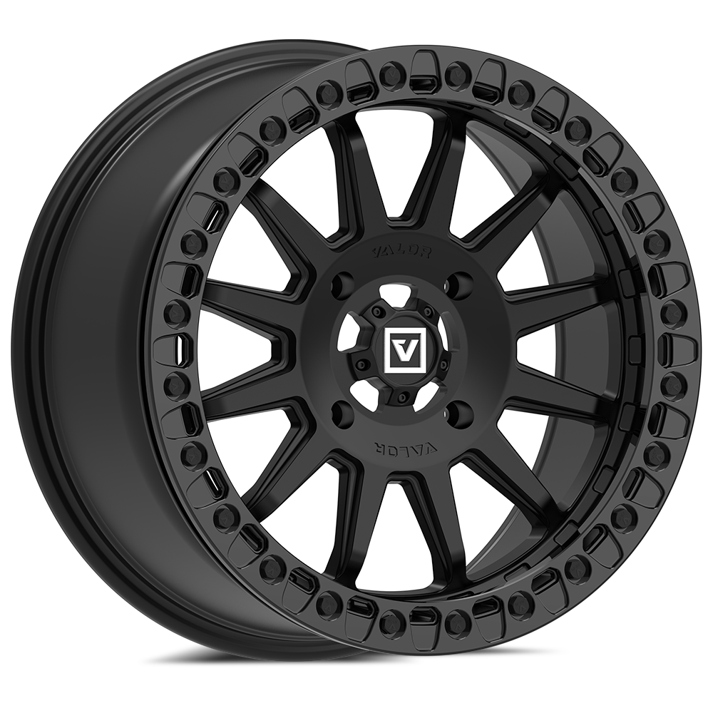 V09 BEADLOCK 17X8 +40 4X156 SATIN BLACK - J.I. MOTORSPORTS 626