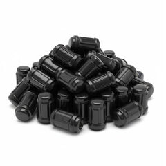 12X1.50 SPLINE LUG BULK 100 pcs 1.38" BLACK - J.I. MOTORSPORTS 626