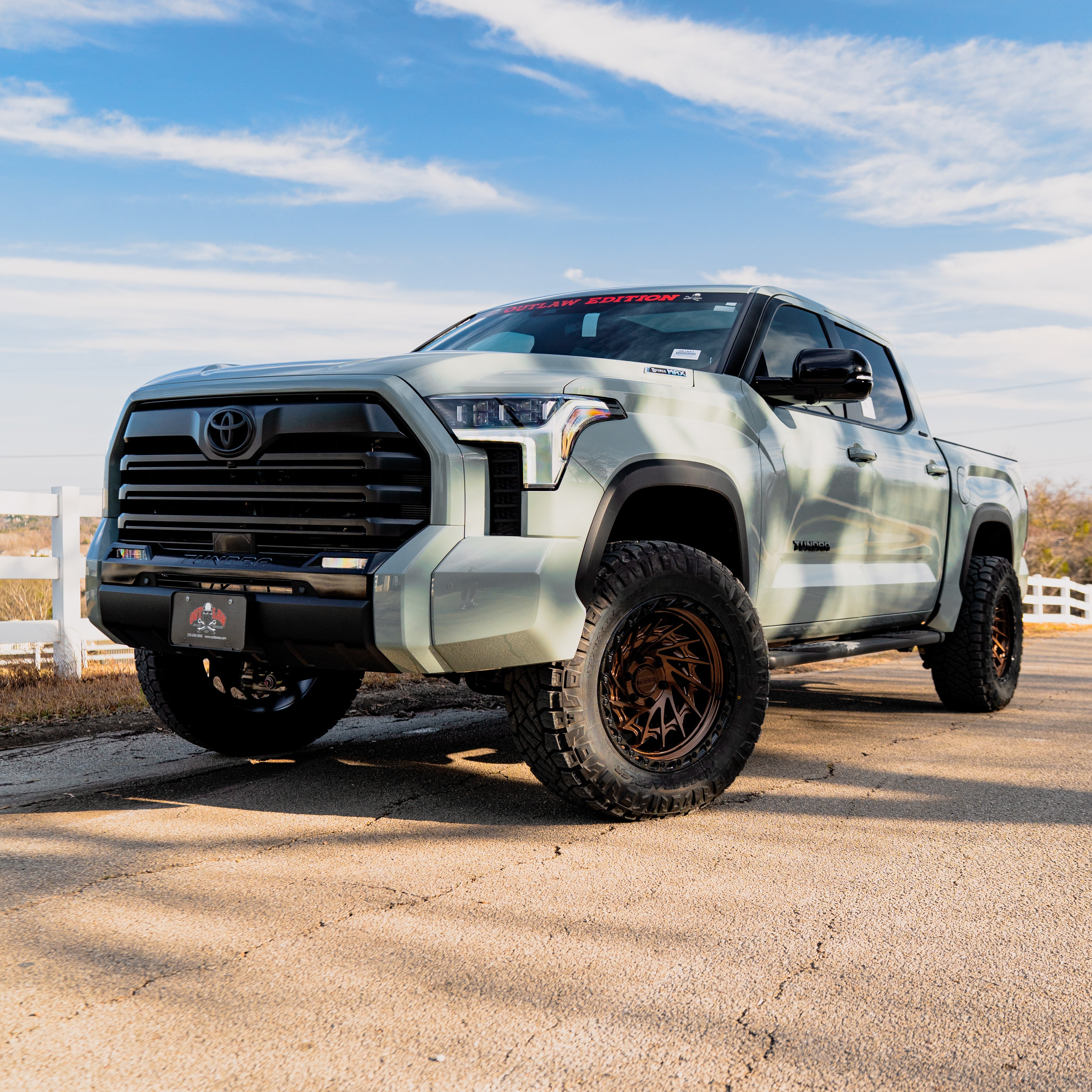 Typhoon Truck | Smoked Bronze Center Gloss Black Lip