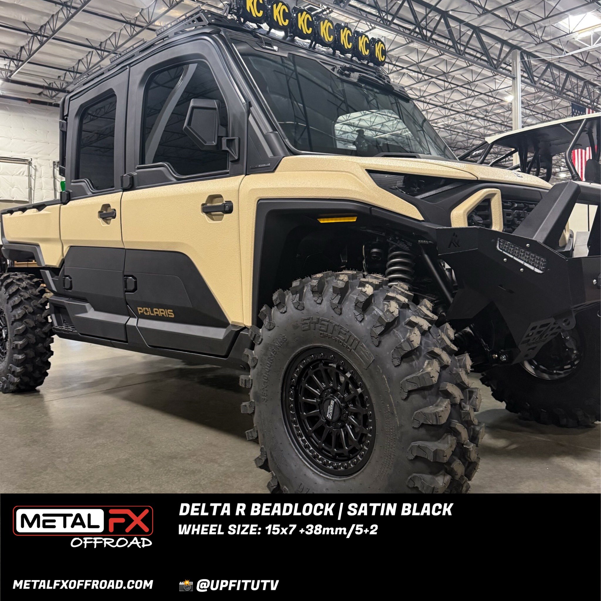 Delta R Beadlock | Satin Black - J.I. MOTORSPORTS 626