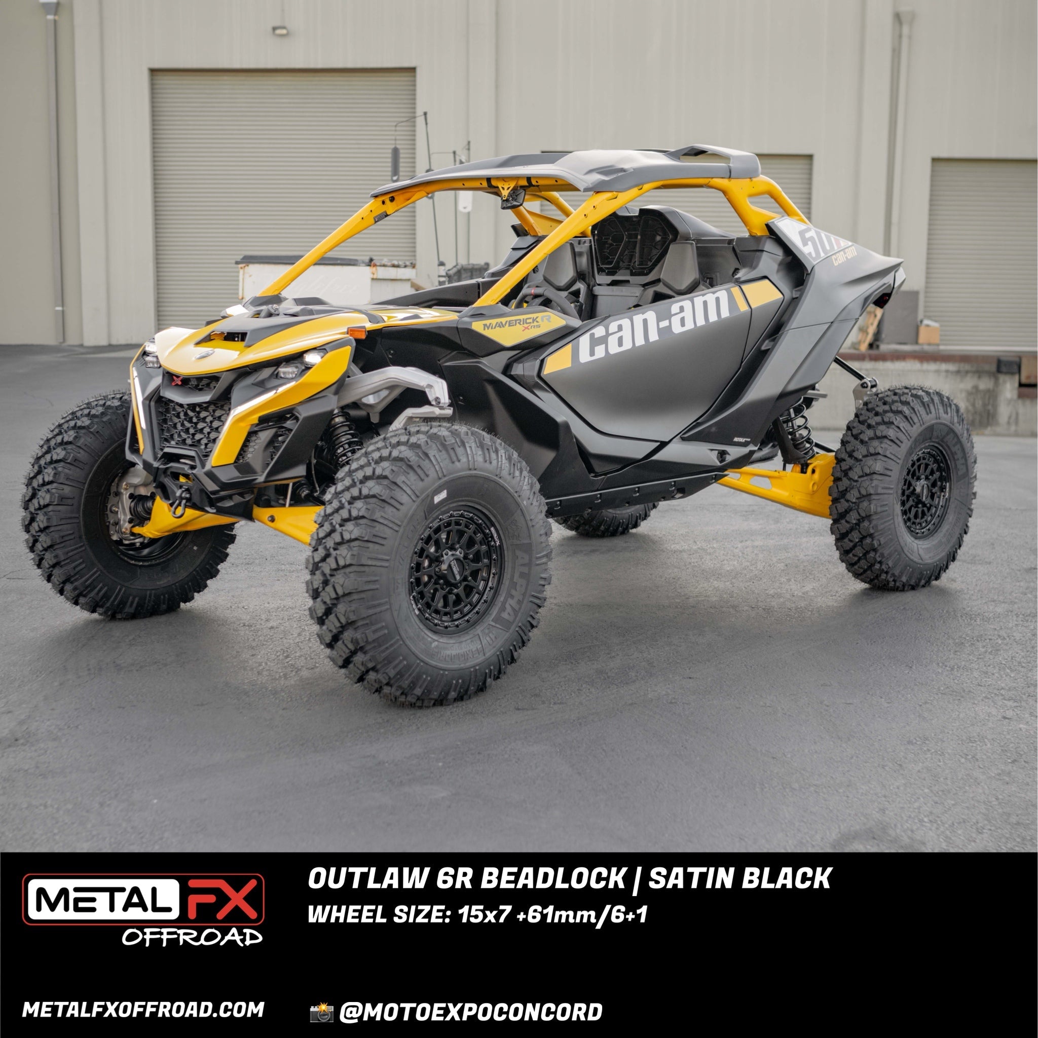 Outlaw 6R Beadlock | Satin Black - J.I. MOTORSPORTS 626