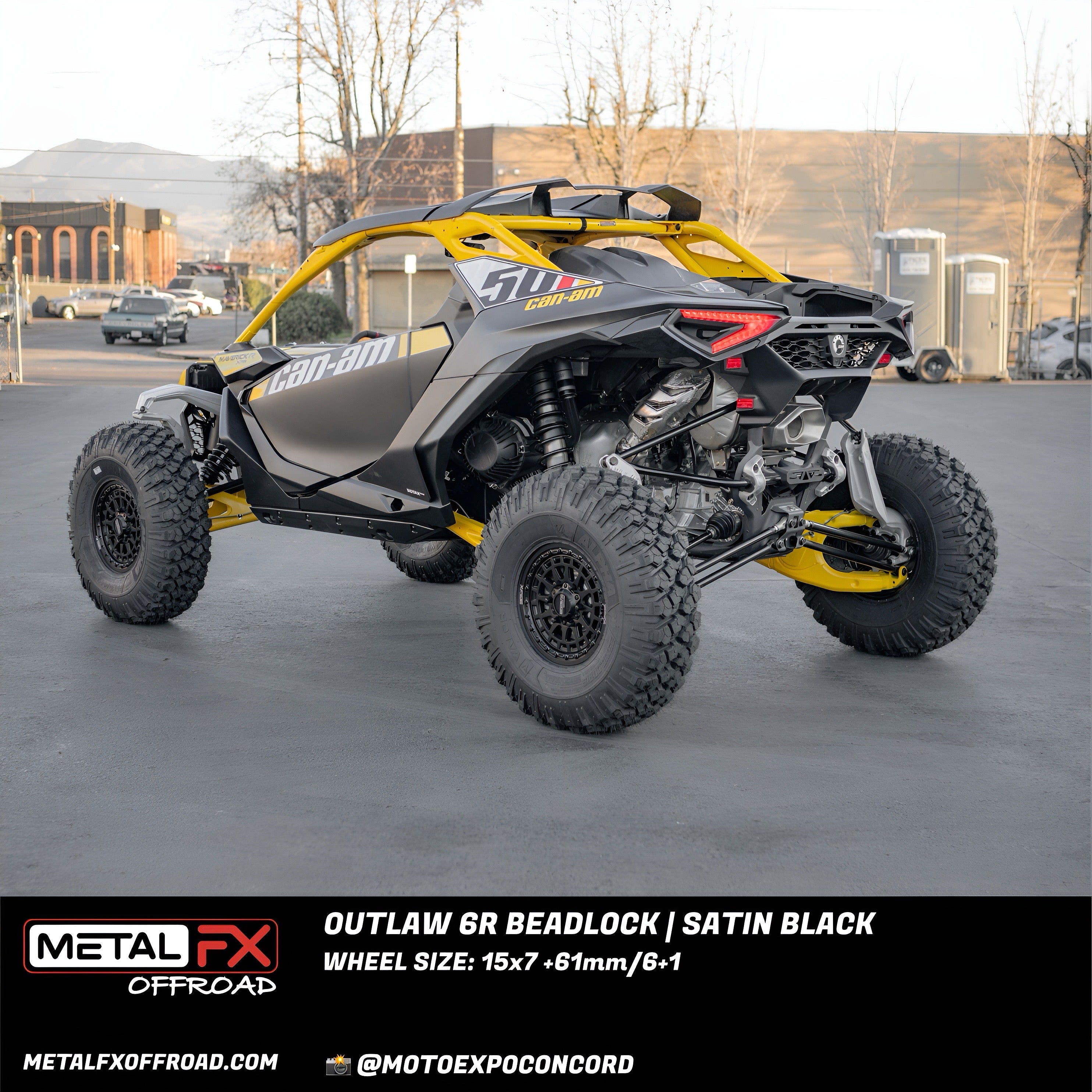 Outlaw 6R Beadlock | Satin Black - J.I. MOTORSPORTS 626