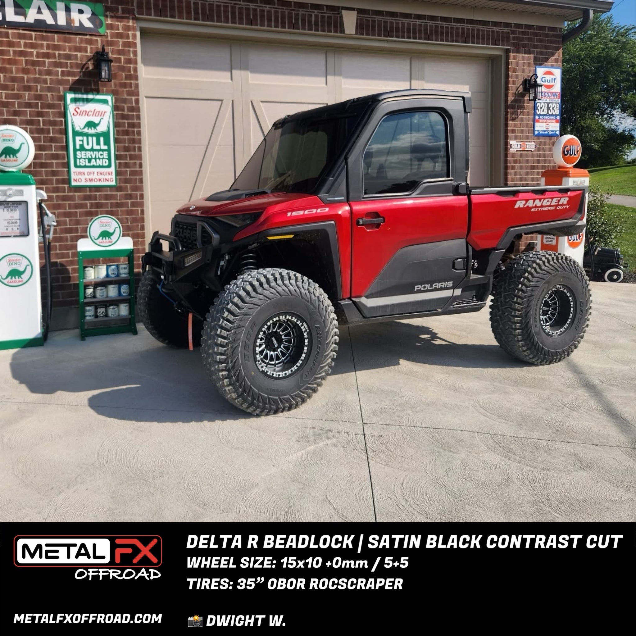 Delta R Beadlock | Satin Black Contrast Cut - J.I. MOTORSPORTS 626