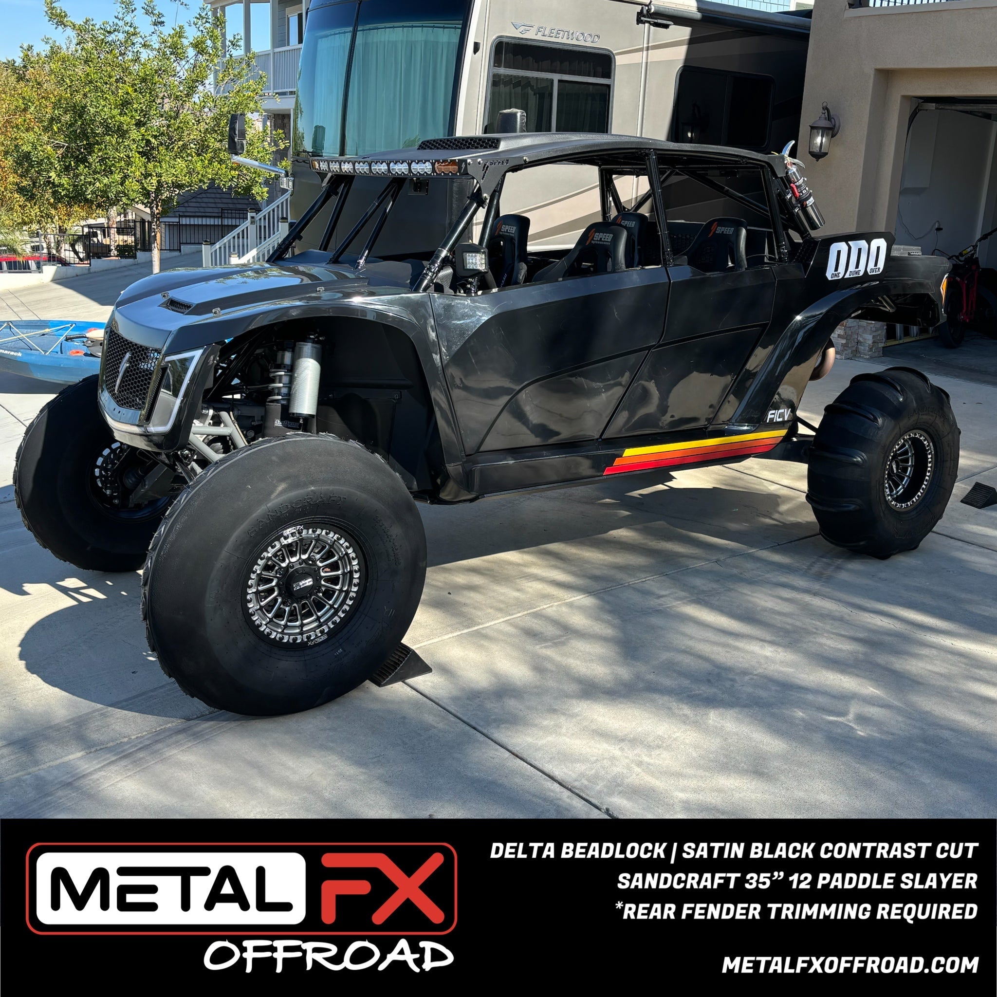 Delta Beadlock | Satin Black Contrast Cut - J.I. MOTORSPORTS 626