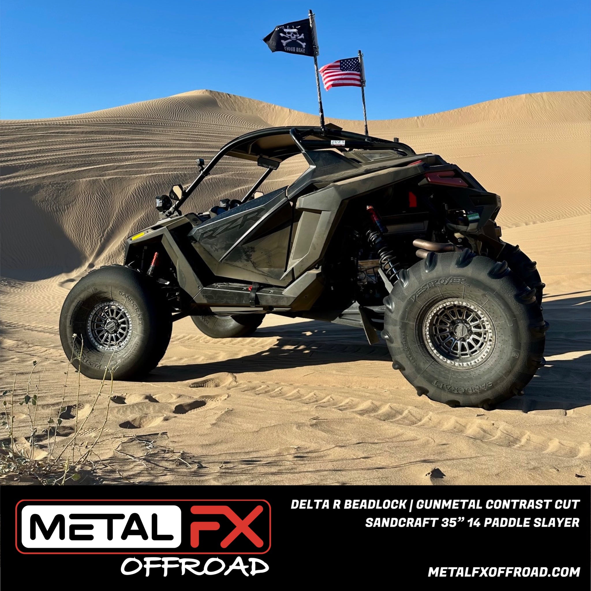 Delta R Beadlock | Gunmetal Contrast Cut - J.I. MOTORSPORTS 626