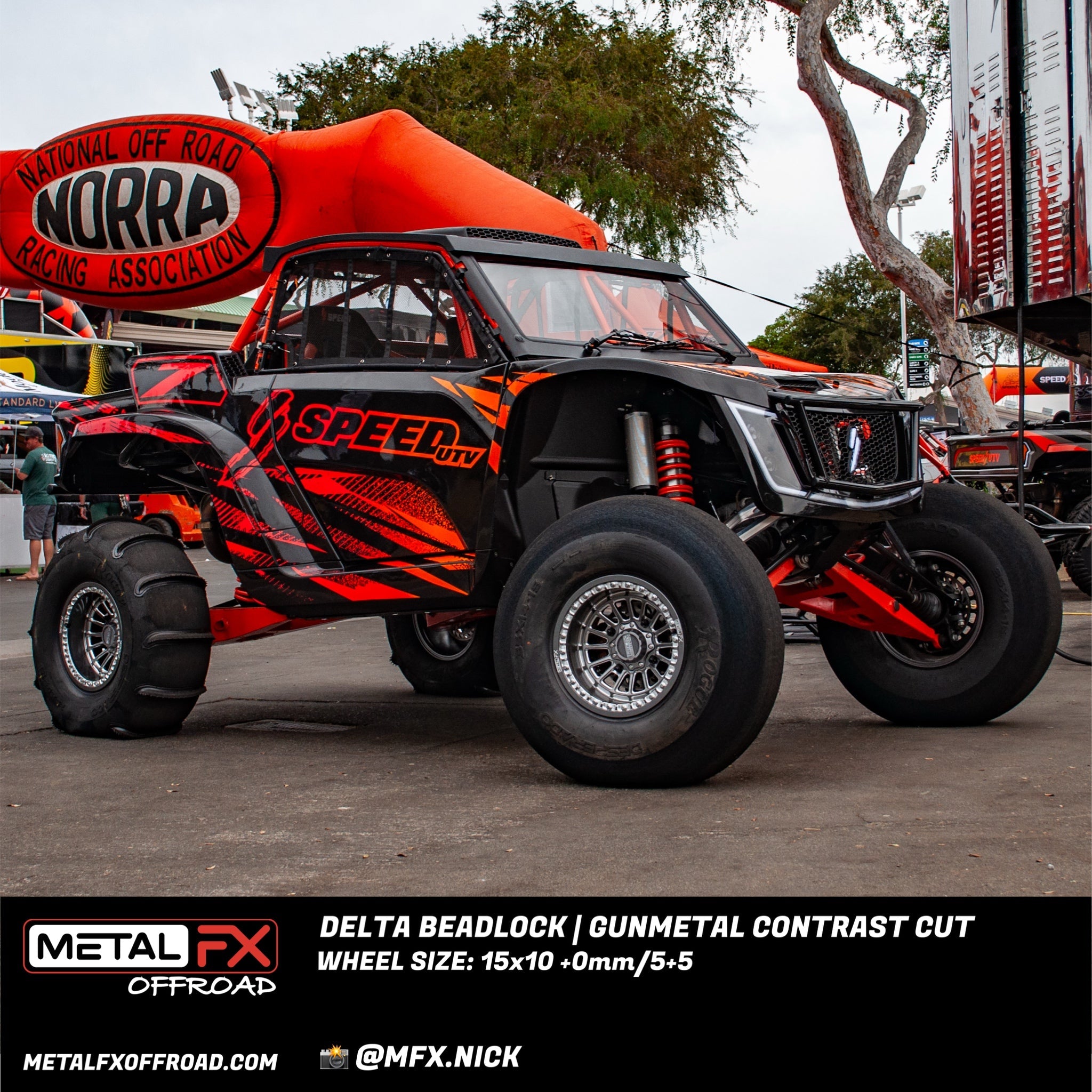 Delta Beadlock | Gunmetal Contrast Cut - J.I. MOTORSPORTS 626