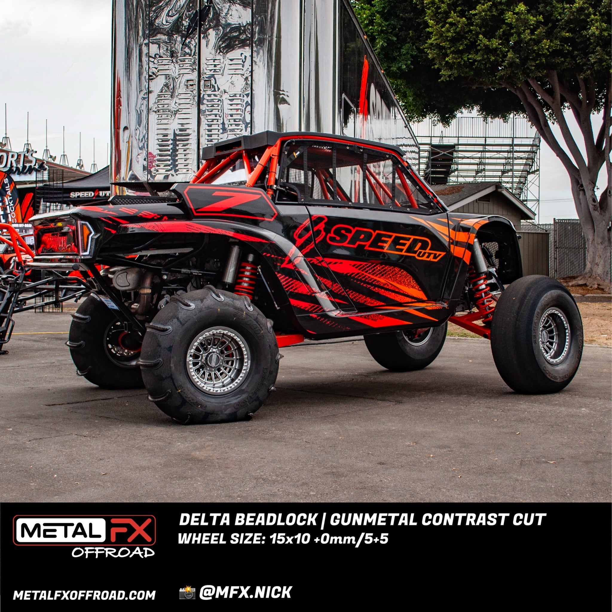 Delta Beadlock | Gunmetal Contrast Cut - J.I. MOTORSPORTS 626