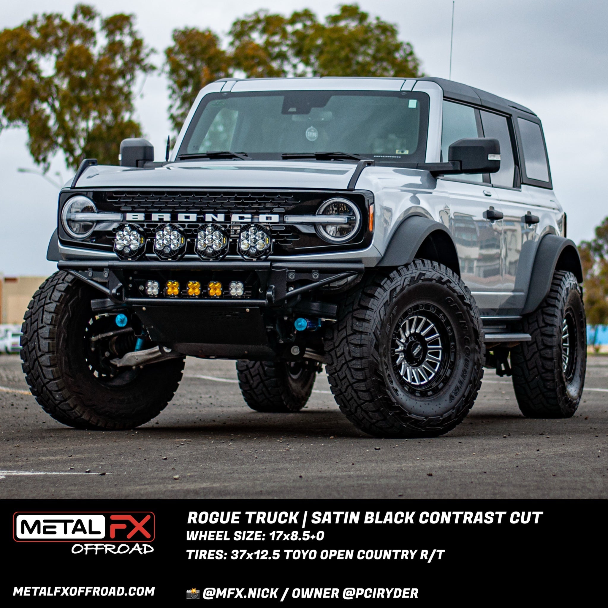 Rogue Truck | Satin Black Contrast Cut