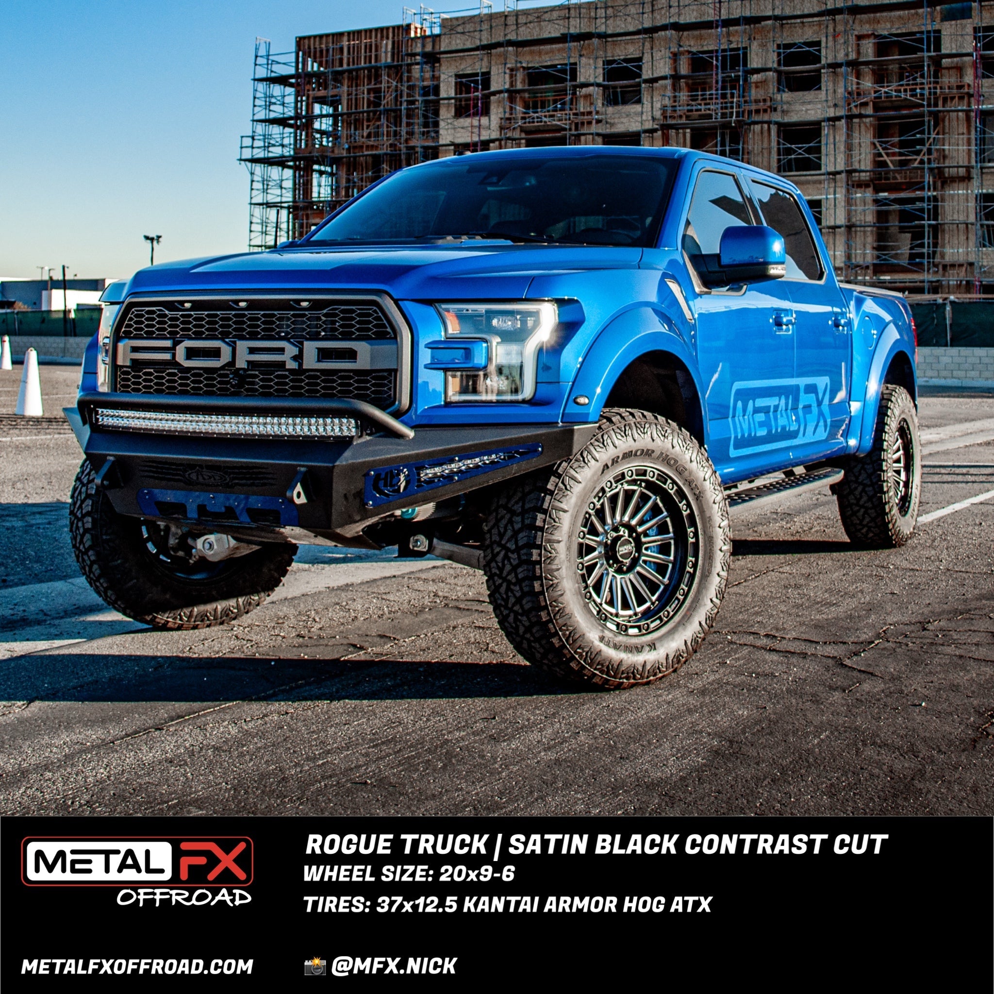 Rogue Truck | Satin Black Contrast Cut