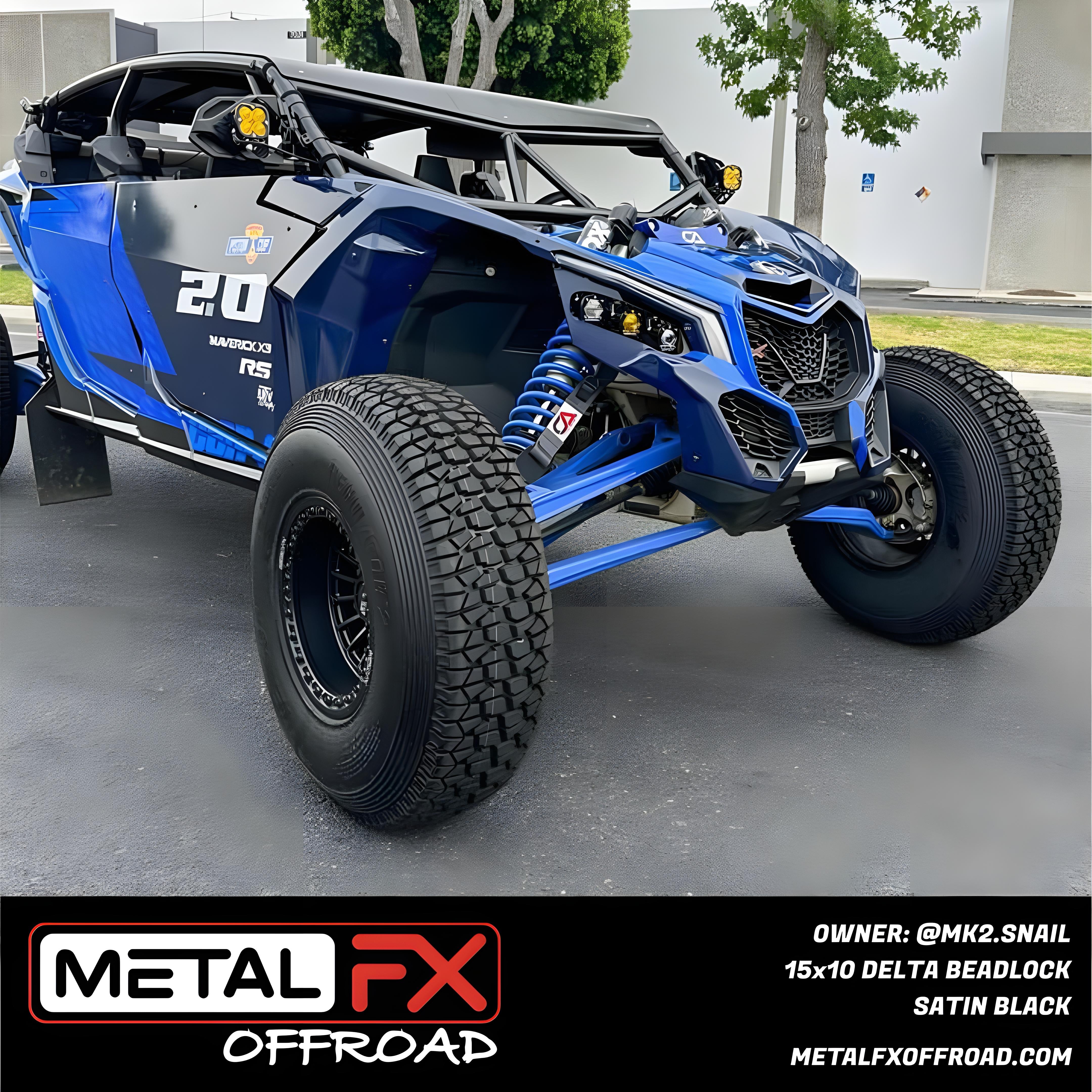 Delta Beadlock | Satin Black - J.I. MOTORSPORTS 626