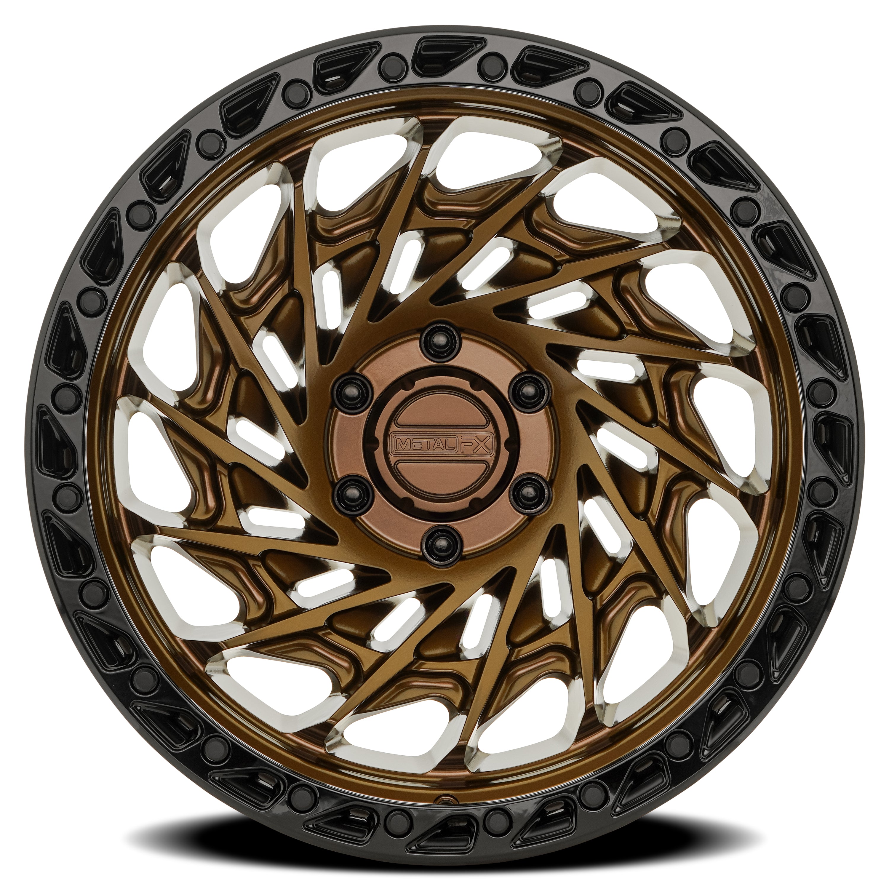 Typhoon Truck | Smoked Bronze Center Gloss Black Lip