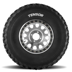Tensor Desert Series UTV Tire with ribbed sidewall and thick tread blocks for optimum performance and durability on all terrains.