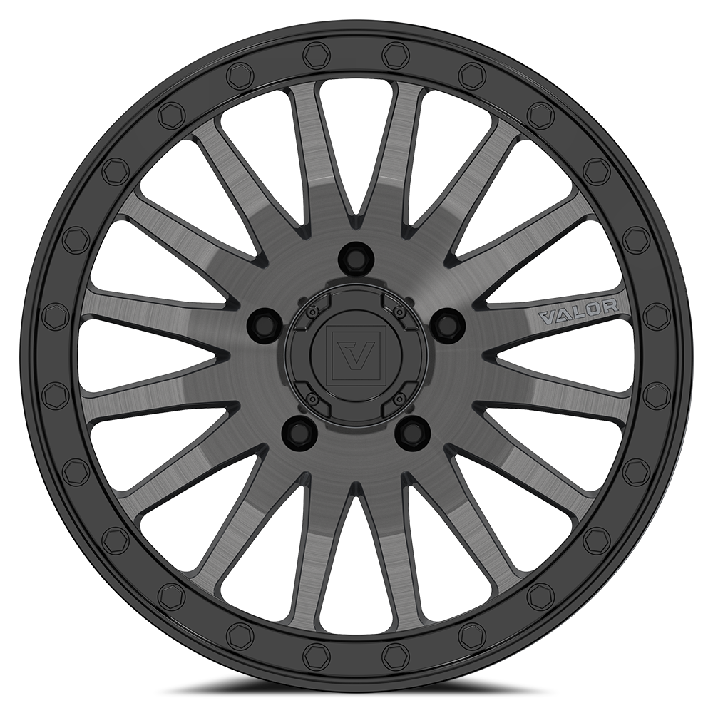 V06 BEADLOCK 15X8 +40 5X114.3 BRUSHED GUNMETAL - J.I. MOTORSPORTS 626