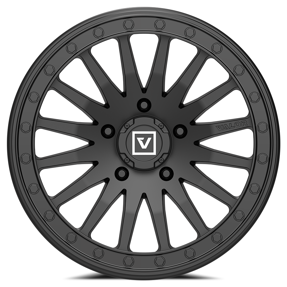 V06 BEADLOCK 15X8 +40 5X114.3 SATIN BLACK - J.I. MOTORSPORTS 626