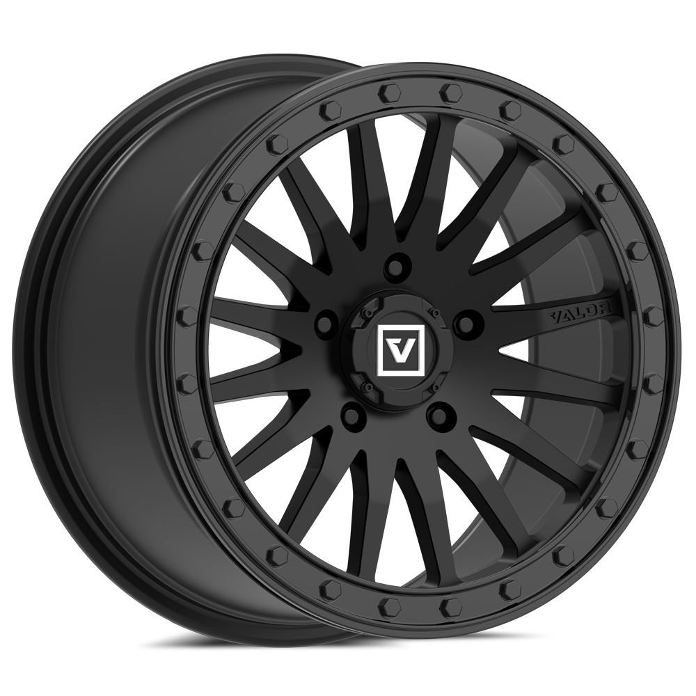 V06 BEADLOCK 15X8 +40 5X114.3 SATIN BLACK - J.I. MOTORSPORTS 626