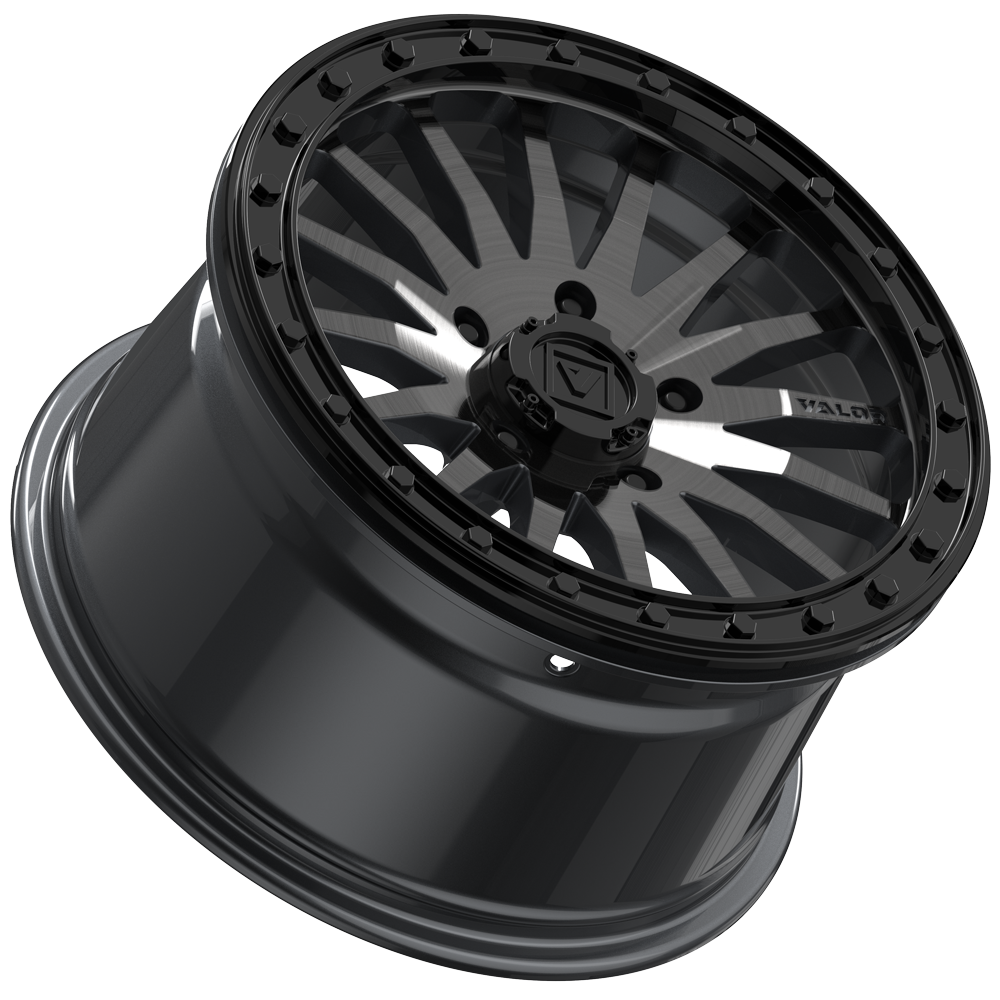 V06 BEADLOCK 15X8 +40 5X114.3 BRUSHED GUNMETAL - J.I. MOTORSPORTS 626