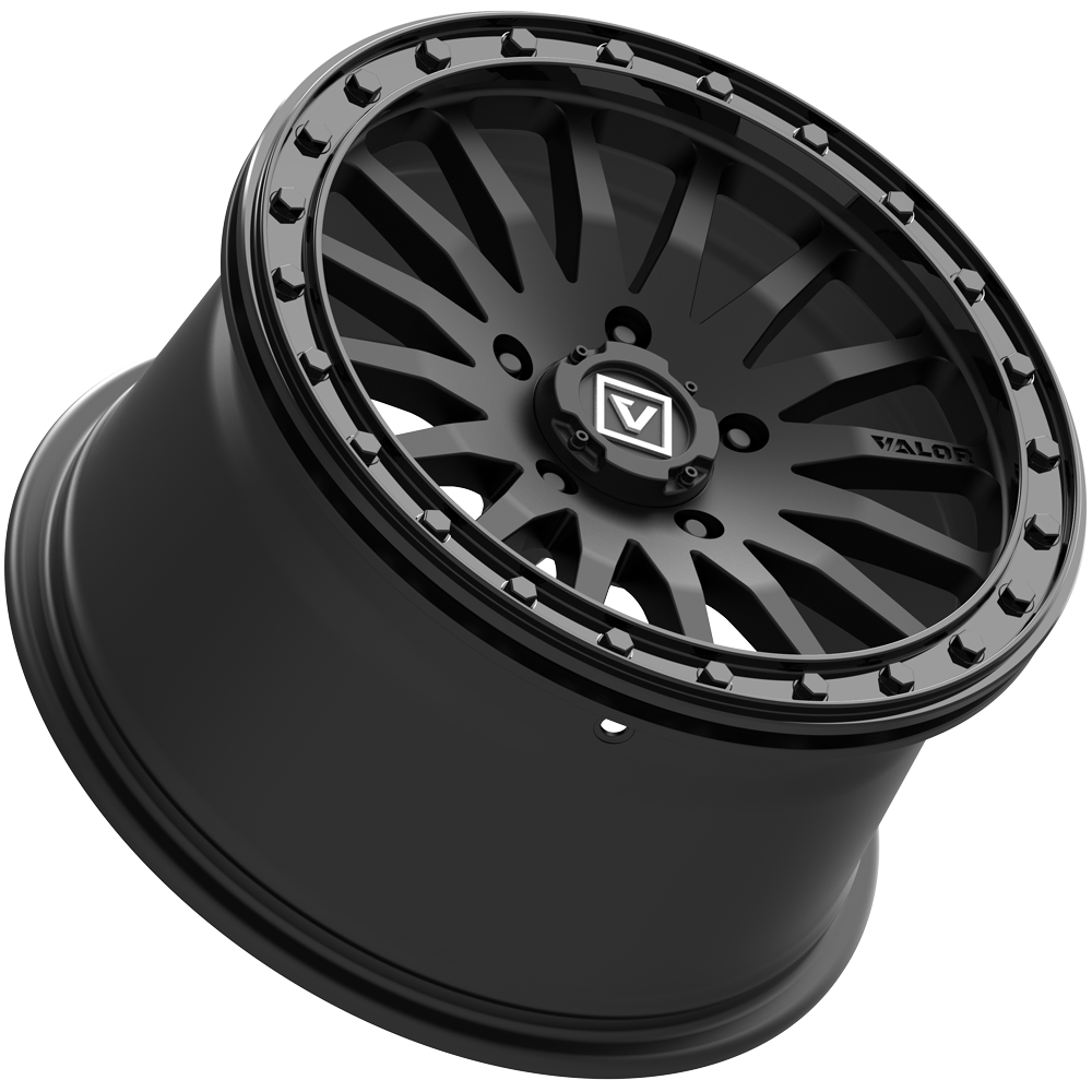 V06 BEADLOCK 15X8 +40 5X114.3 SATIN BLACK - J.I. MOTORSPORTS 626