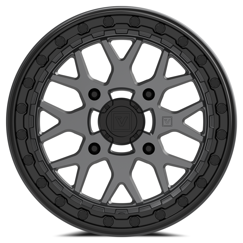 V07 BEADLOCK 15X7 +25MM 4X137 SATIN GRAPHITE - J.I. MOTORSPORTS 626