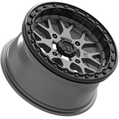 V07 BEADLOCK 15X7 +25MM 4X137 SATIN GRAPHITE - J.I. MOTORSPORTS 626