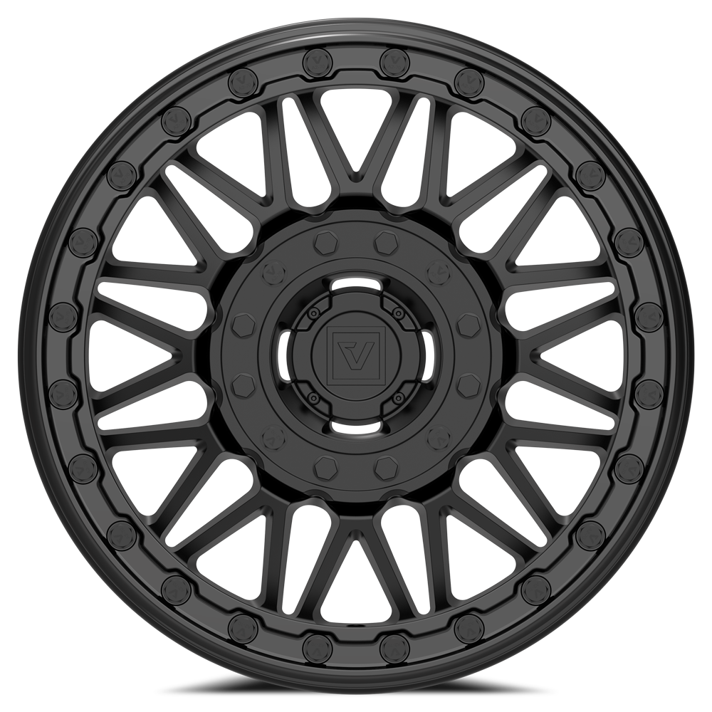 V08 BEADLOCK 15X7 +30MM 4X137/4X156 SATIN BLACK - J.I. MOTORSPORTS 626