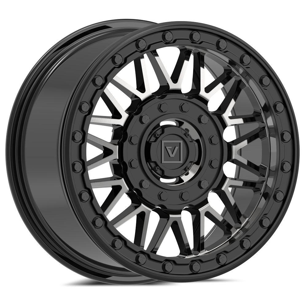 V08 BEADLOCK 15X7 +30MM 4X137/4X156 DARK TINT - J.I. MOTORSPORTS 626