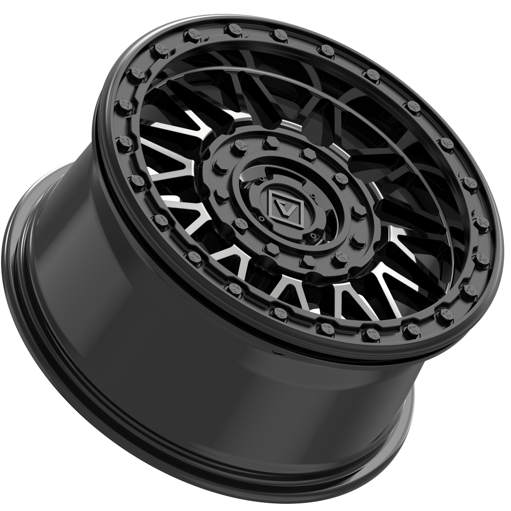 V08 BEADLOCK 15X7 +30MM 4X137/4X156 DARK TINT - J.I. MOTORSPORTS 626