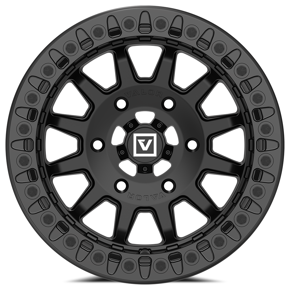 V09 BEADLOCK 15X10 +0 6X139.7 SATIN BLACK - J.I. MOTORSPORTS 626