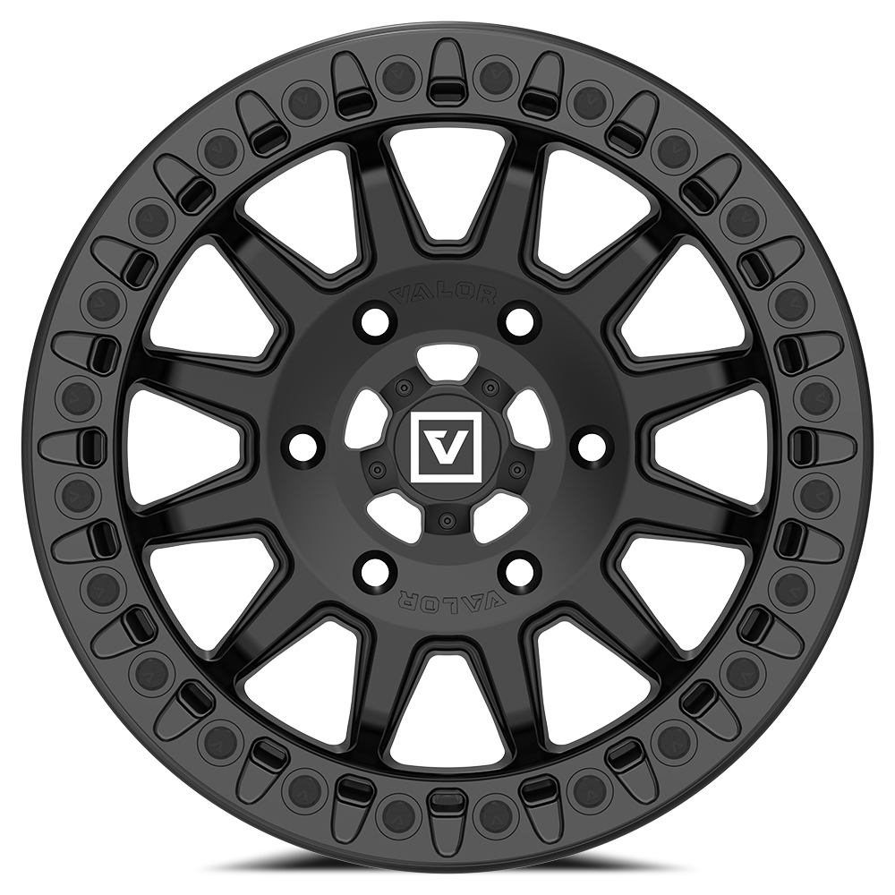 V09 BEADLOCK 15X7 +40 6X139.7 SATIN BLACK - J.I. MOTORSPORTS 626