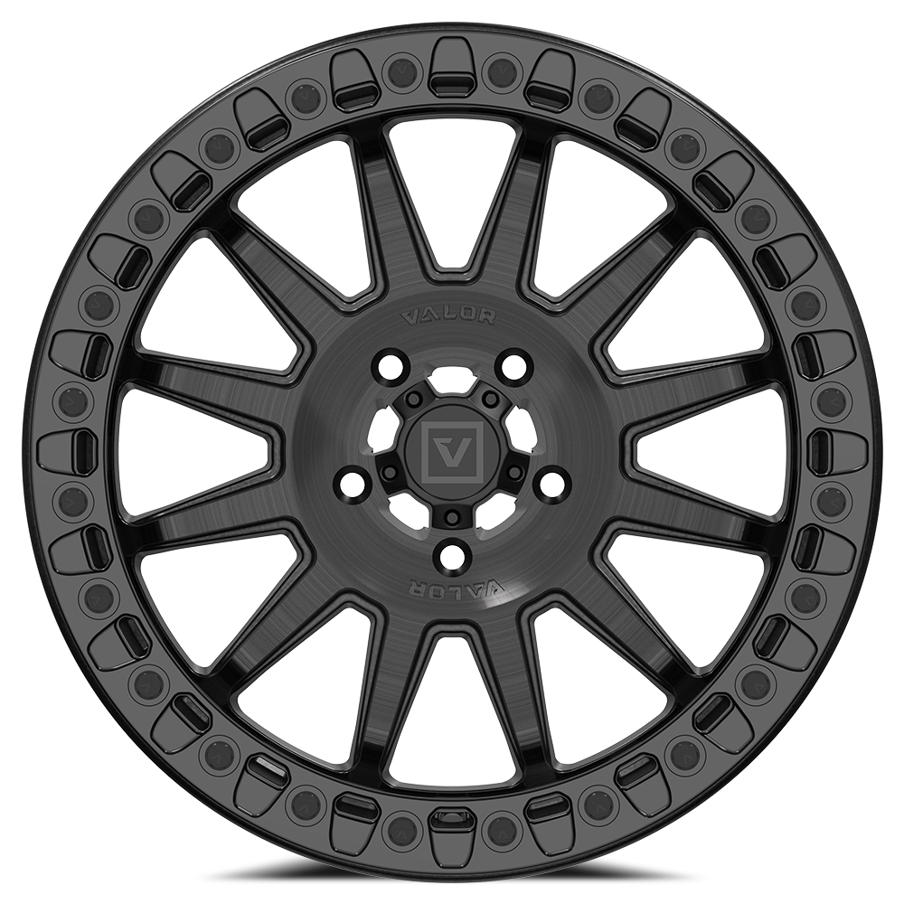 V09 BEADLOCK 17X8 +40 5X114.3 BRUSHED CHARCOAL - J.I. MOTORSPORTS 626