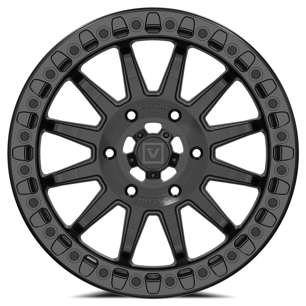 V09 BEADLOCK 17X8 +40 6X139.7 BRUSHED CHARCOAL - J.I. MOTORSPORTS 626