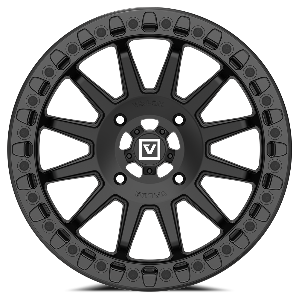 V09 BEADLOCK 17X8 +40 4X156 SATIN BLACK - J.I. MOTORSPORTS 626