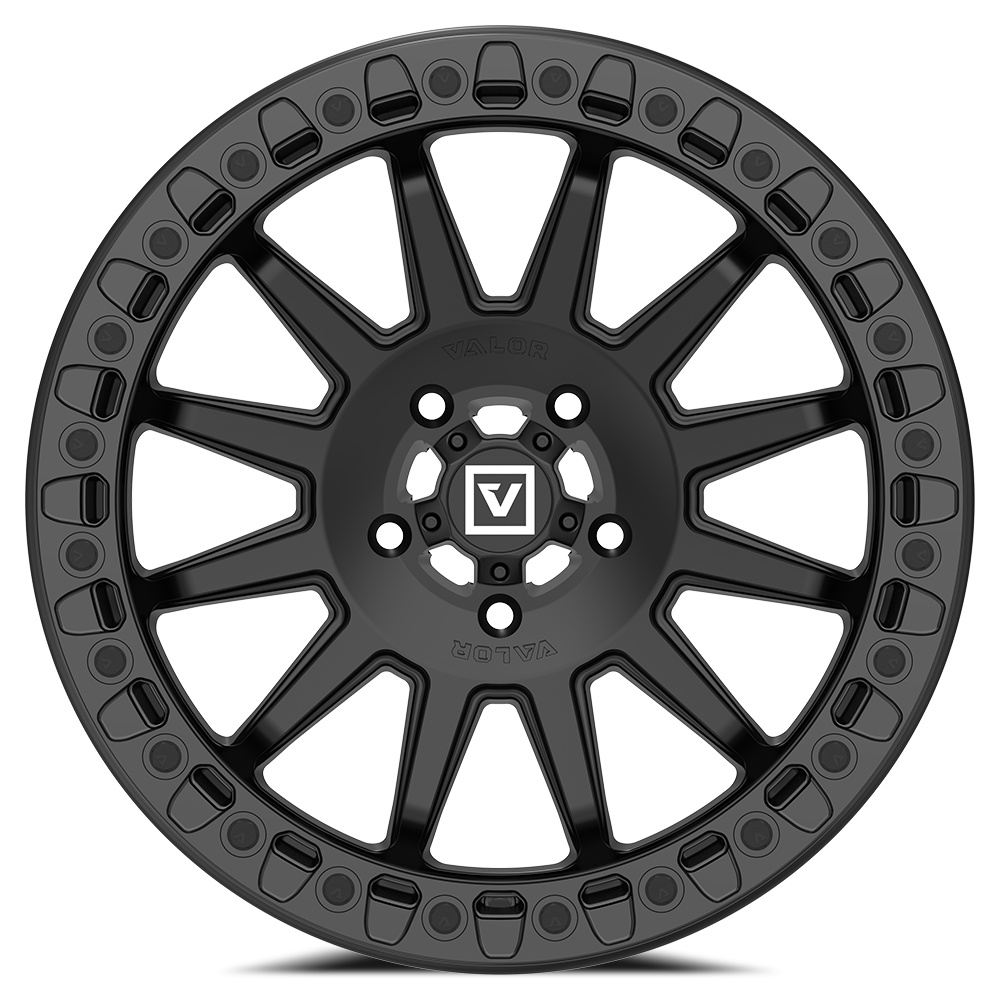 V09 BEADLOCK 17X8 +40 5X114.3 SATIN BLACK - J.I. MOTORSPORTS 626