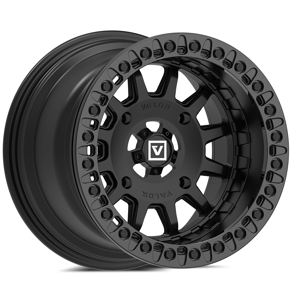 V09 BEADLOCK 15X10 +0 4X156 SATIN BLACK - J.I. MOTORSPORTS 626