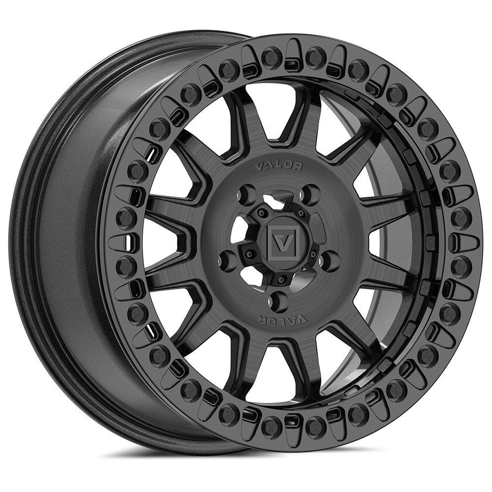 V09 BEADLOCK 15X7 +40 5X114.3 BRUSHED CHARCOAL - J.I. MOTORSPORTS 626