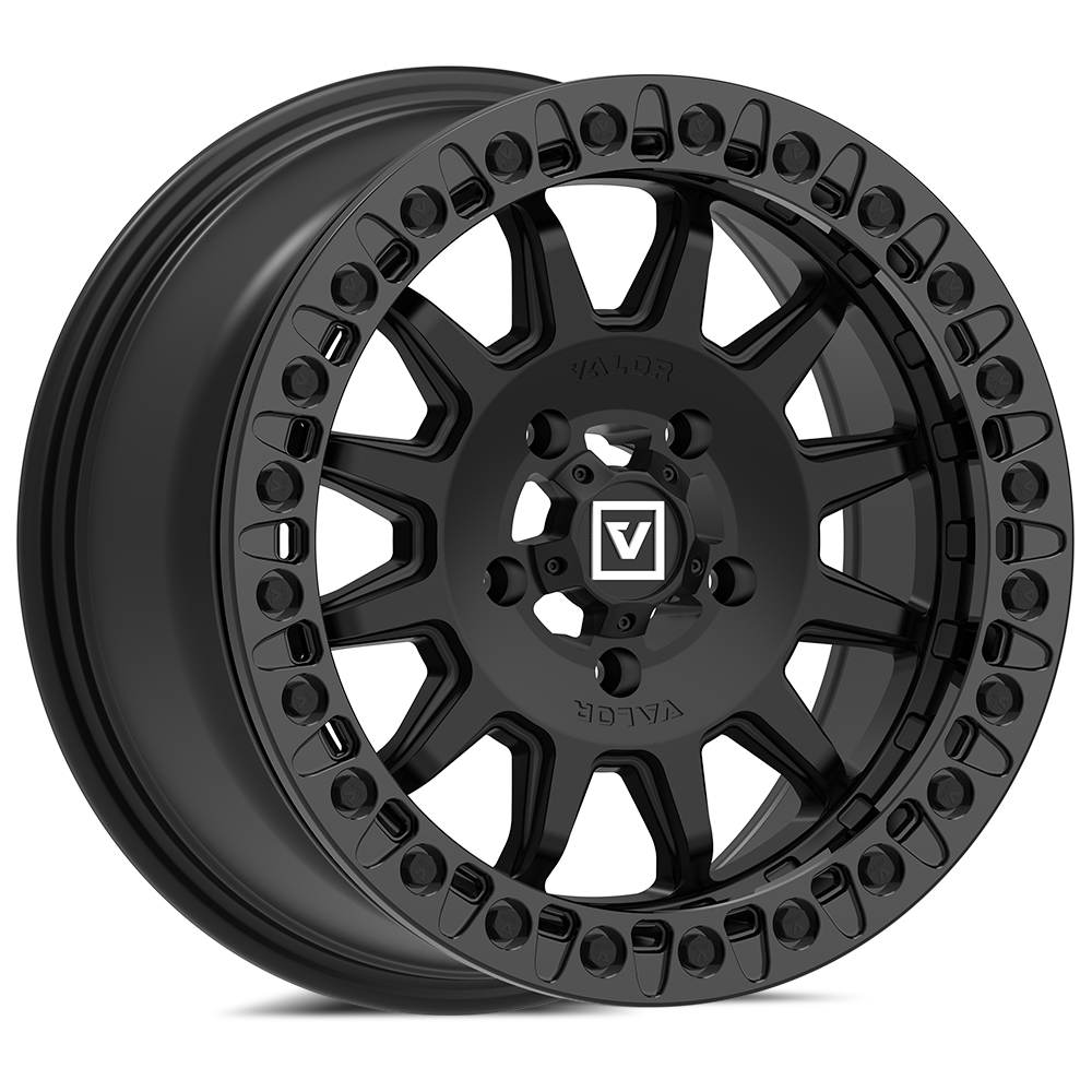 V09 BEADLOCK 15X7 +40 5X114.3 SATIN BLACK - J.I. MOTORSPORTS 626