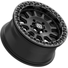 V09 BEADLOCK 15X7 +40 5X114.3 SATIN BLACK - J.I. MOTORSPORTS 626