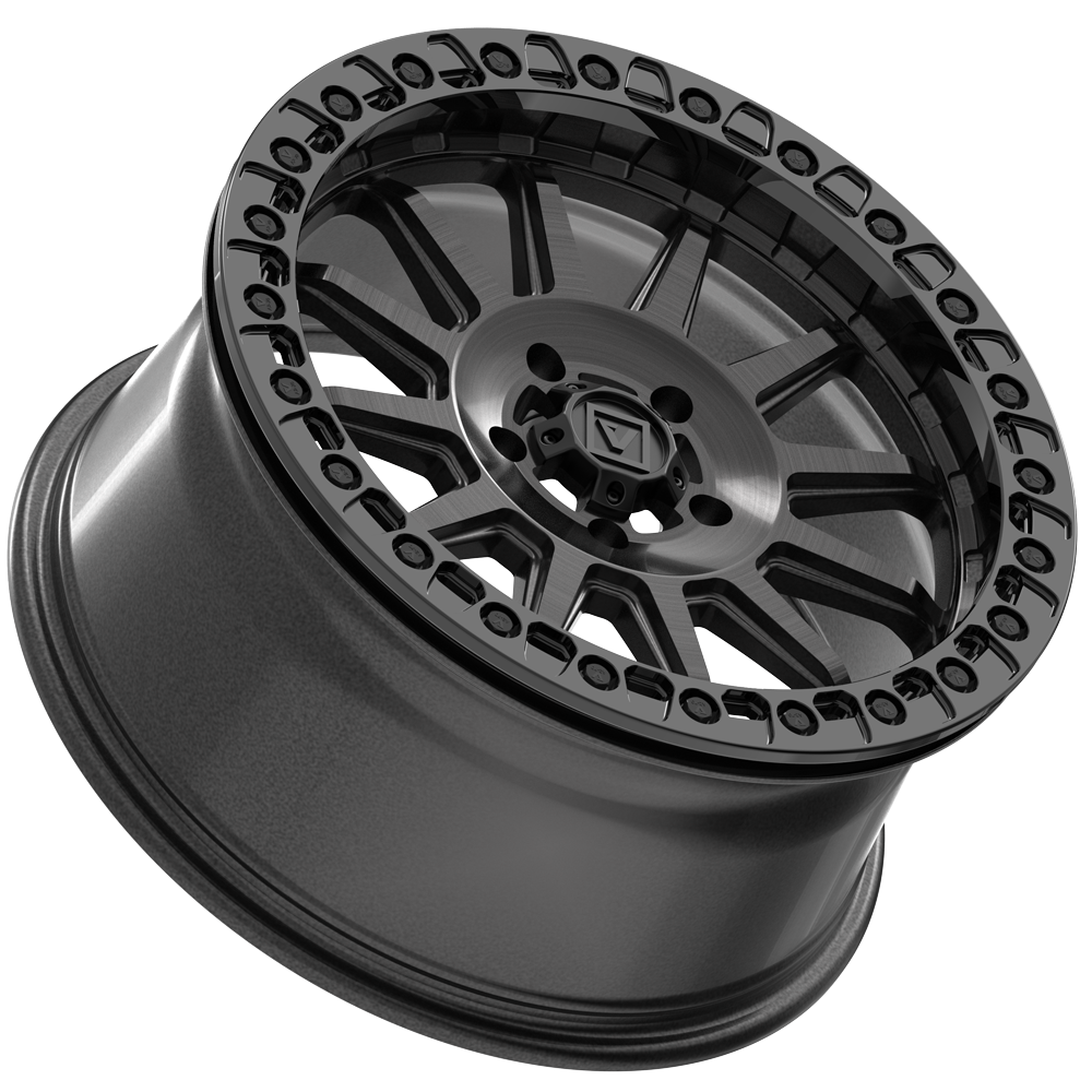 V09 BEADLOCK 17X8 +40 4X156 BRUSHED CHARCOAL - J.I. MOTORSPORTS 626