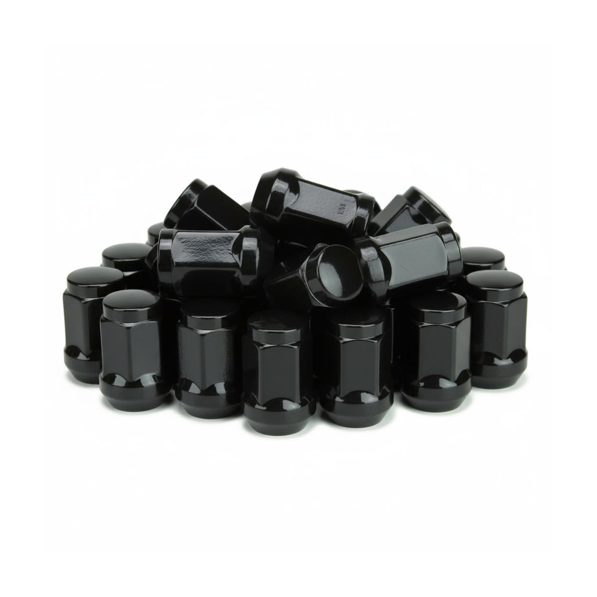 10X1.25 BULK 100pcs 14MM HEX 1.11" BLACK - J.I. MOTORSPORTS 626