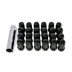 12X1.50 SPLINE 6 LUG KIT 1.38" BLACK - J.I. MOTORSPORTS 626