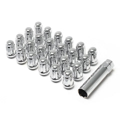 12X1.50 SPLINE 6 LUG KIT 1.38" CHROME - J.I. MOTORSPORTS 626