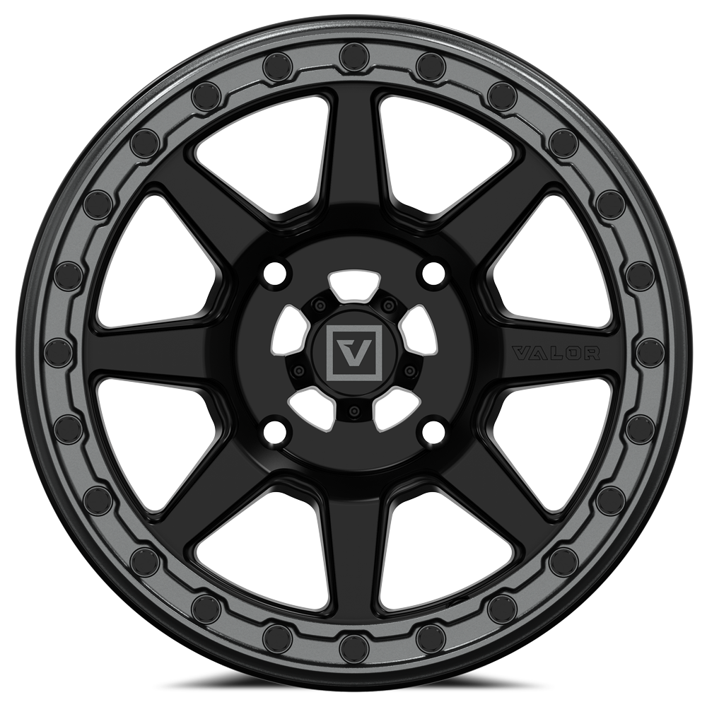 V13 BEADLOCK 15X7 +10MM 4X137 SATIN BLACK - J.I. MOTORSPORTS 626