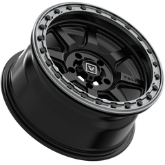 V13 BEADLOCK 15X7 +10MM 5X114.3 SATIN BLACK - J.I. MOTORSPORTS 626