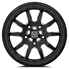 V15 BEADLOCK 15X7 +45MM 5X114.3 SATIN BLACK MILLED - J.I. MOTORSPORTS 626