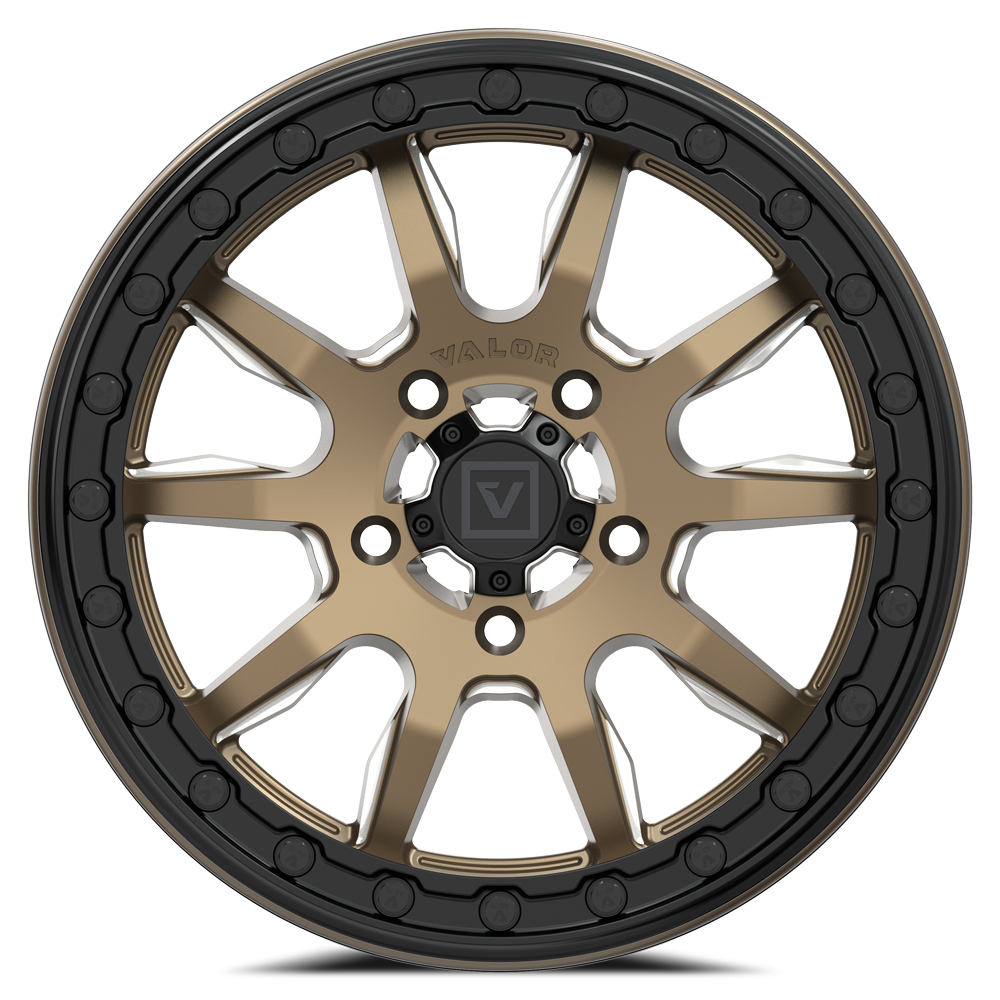 V15 BEADLOCK 15X7 +45MM 5X114.3 SATIN BRONZE MILLED - J.I. MOTORSPORTS 626