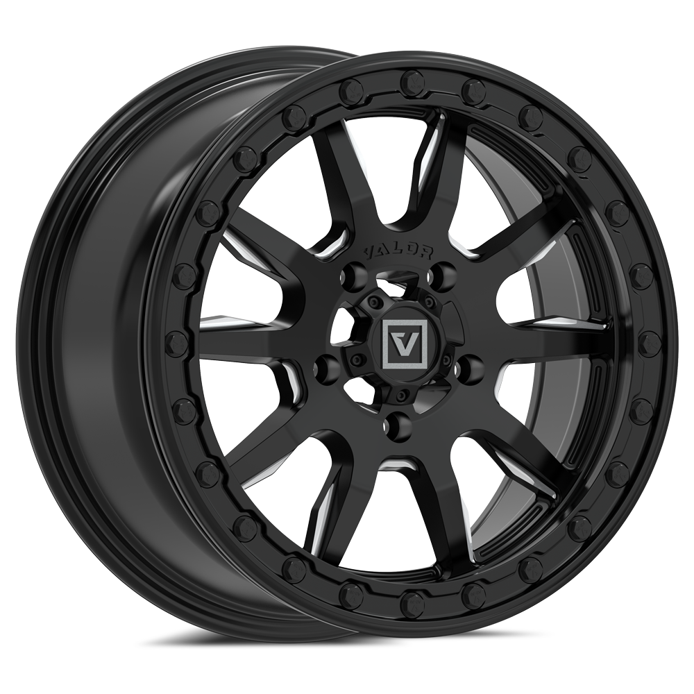 V15 BEADLOCK 15X7 +45MM 5X114.3 SATIN BLACK MILLED - J.I. MOTORSPORTS 626