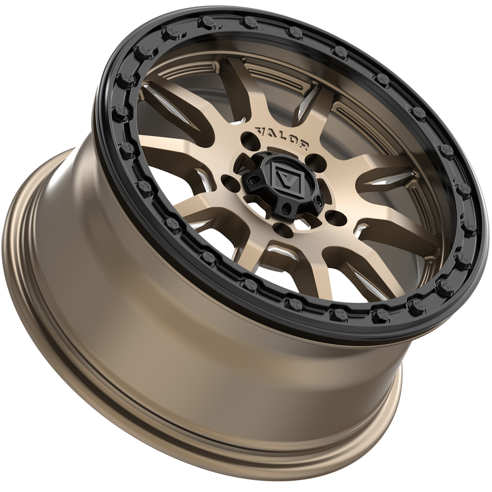 V15 BEADLOCK 15X7 +45MM 5X114.3 SATIN BRONZE MILLED - J.I. MOTORSPORTS 626