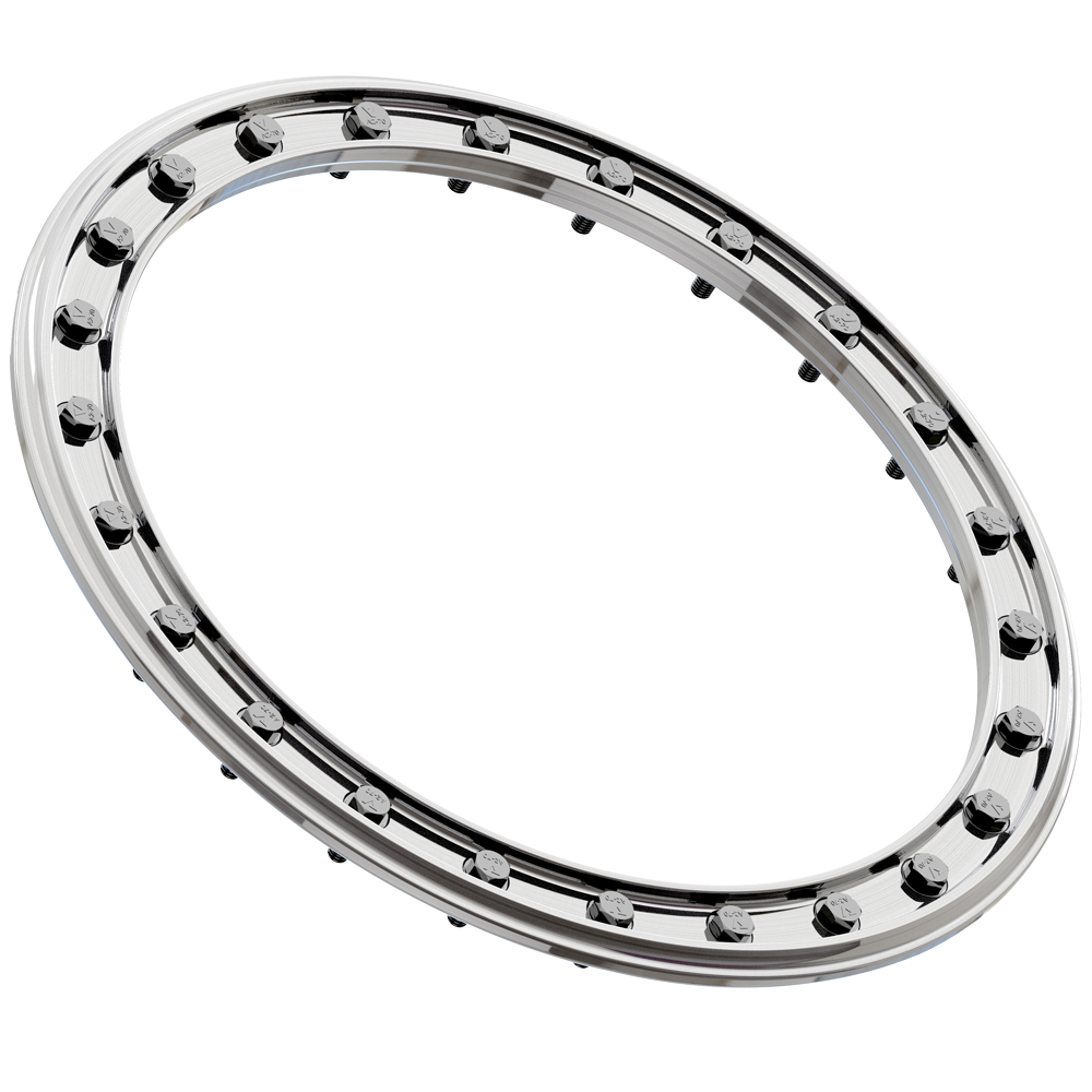 15" VBR10 BEADLOCK RING - RAW MACHINED - J.I. MOTORSPORTS 626