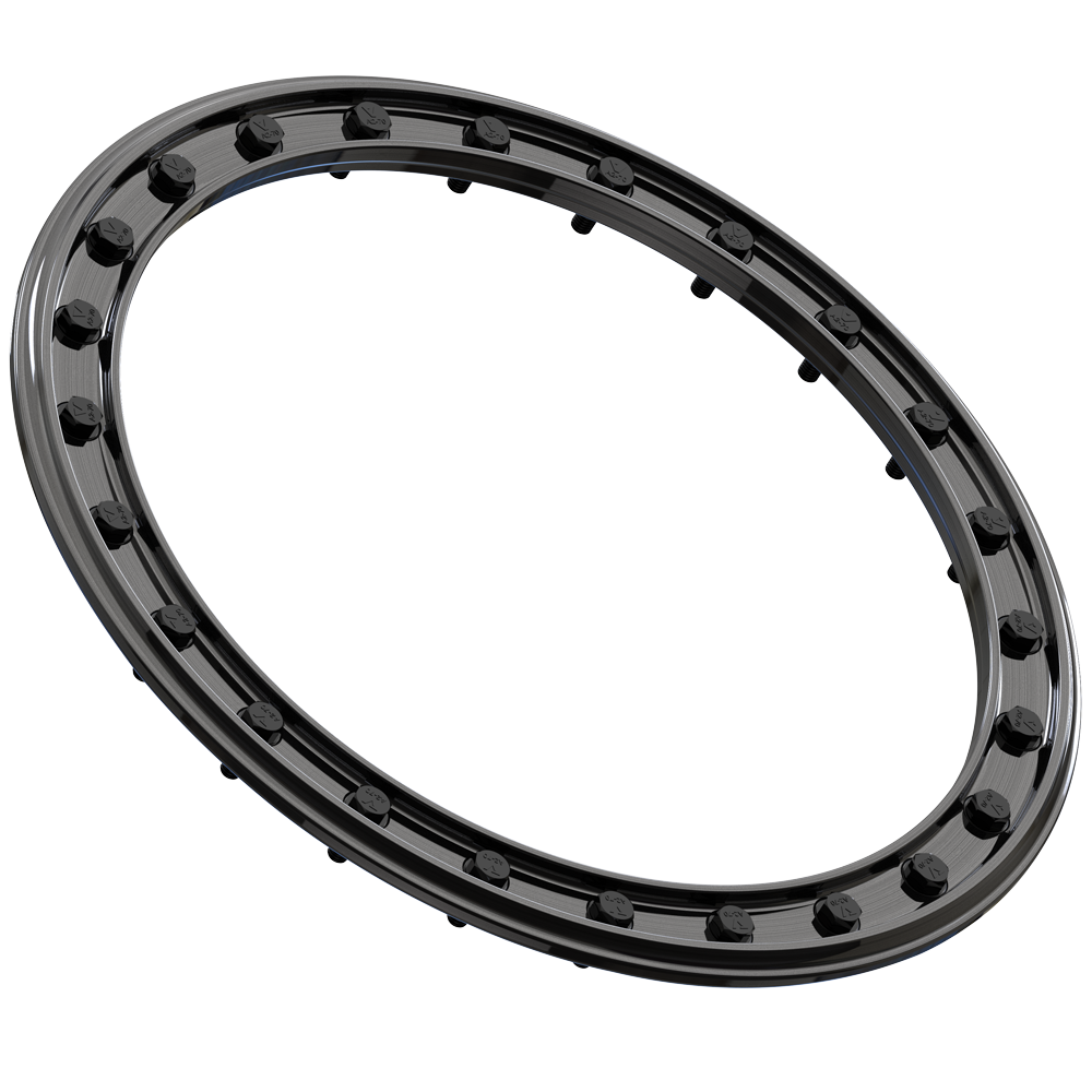 15" VBR10 BEADLOCK RING - BRUSHED GUNMETAL - J.I. MOTORSPORTS 626