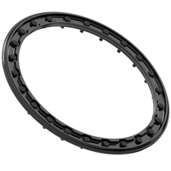 15" VBR20 BEADLOCK RING - GLOSS BLACK - J.I. MOTORSPORTS 626