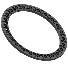 17" VBR30 BEADLOCK RING - GLOSS BLACK - J.I. MOTORSPORTS 626